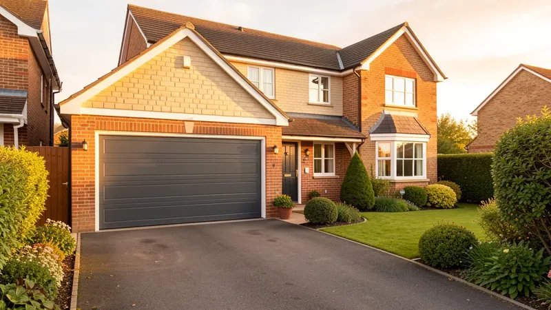 Automated gates fitted to a Yorkshire driveway